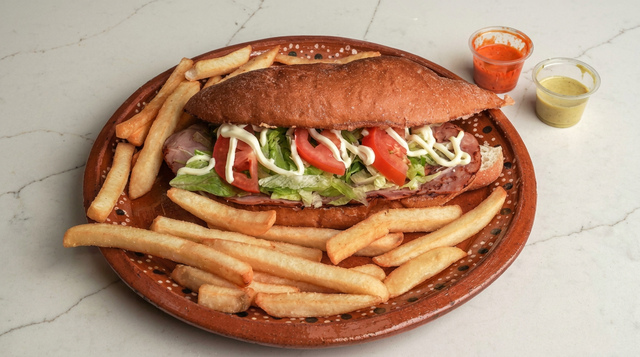 La Clásica (Grilled Ham) Torta.